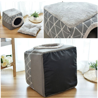 Soft Nest Kennel Bed Cave House Sleeping Bag