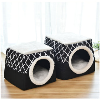 Soft Nest Kennel Bed Cave House Sleeping Bag