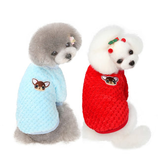 Winter Dog Plush Sweater